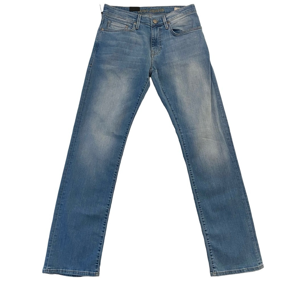 Mavi men jeans Zach straight leg soft blue stretchy denim NWT 30/34